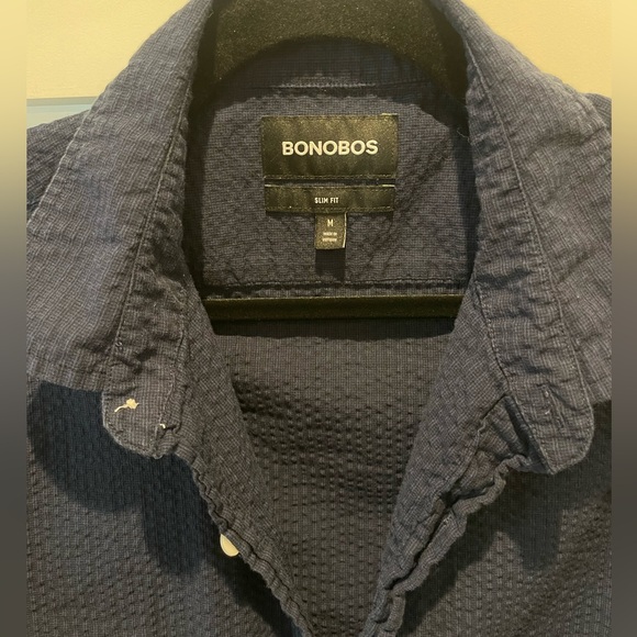 Bonobos riviera slim short-sleeve button down shirt, size M - Picture 4 of 5